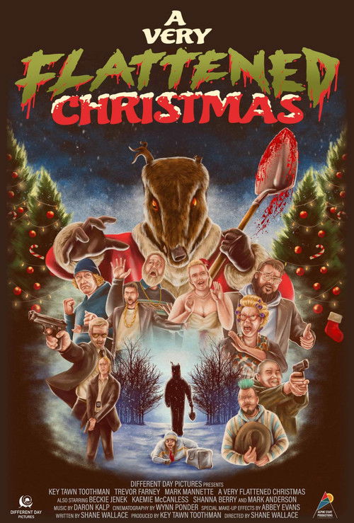 A Very Flattened Christmas (2024) poster