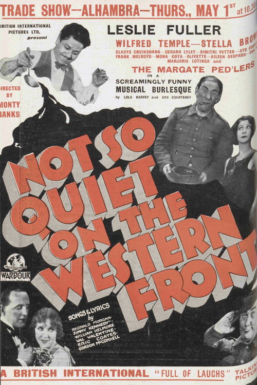 Not So Quiet on the Western Front (1930) poster