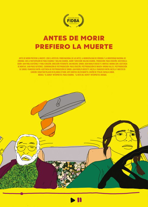Antes de morir prefiero la muerte (2025) poster