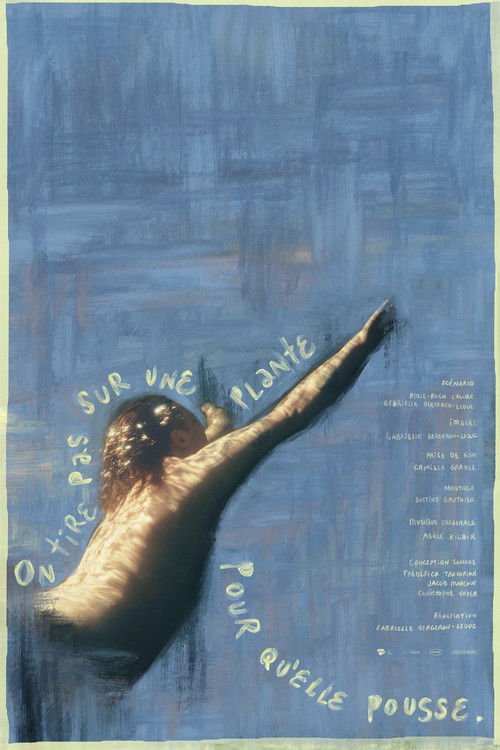 On tire pas sur une plante pour qu'elle pousse poster