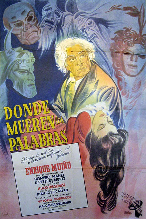 Donde mueren las palabras (1946) poster