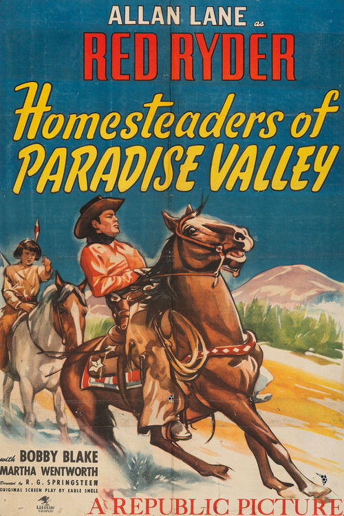 Homesteaders of Paradise Valley (1947) poster