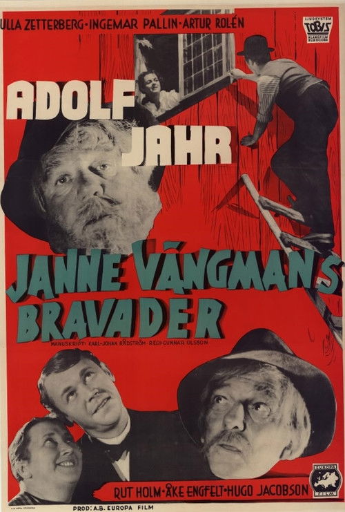 Janne Vängmans bravader (1948) poster