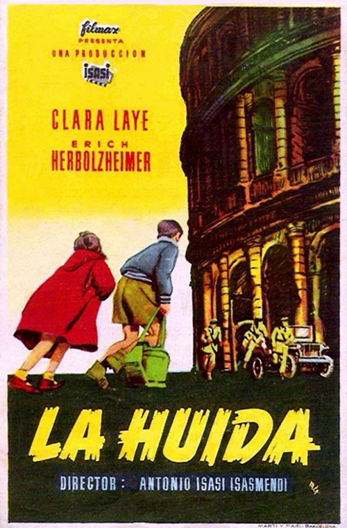 La huida (1956) poster