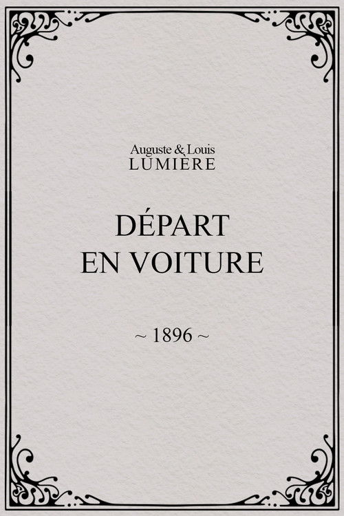 Départ en voiture (1896) poster