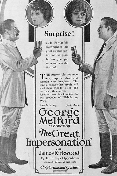 The Great Impersonation (1921) poster