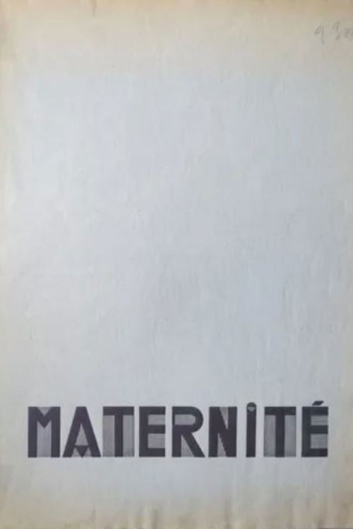 Maternity (1930) poster