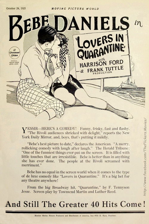 Lovers in Quarantine (1925) poster