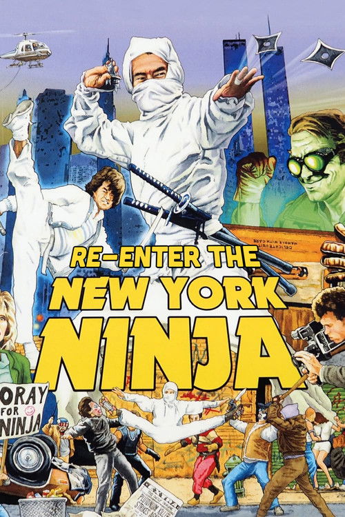 Re-Enter the 'New York Ninja' (2021) poster