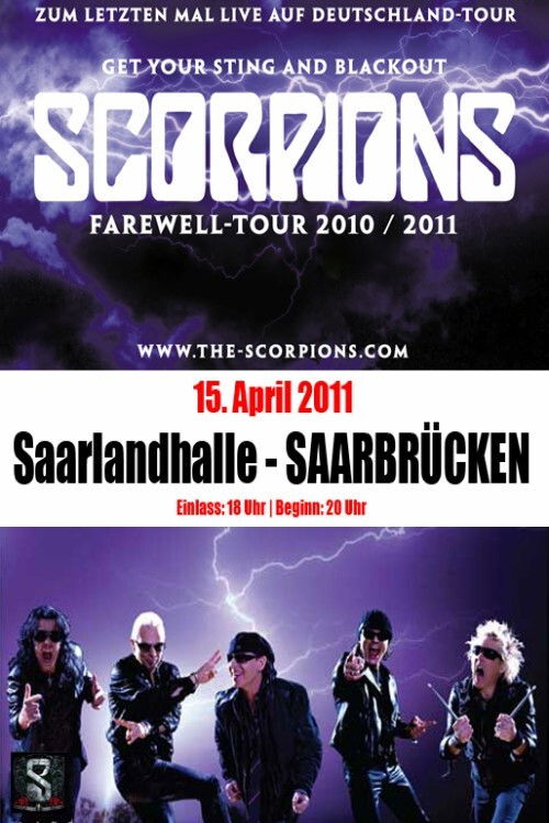 Scorpions - Live au Saarlandhalle Saarbrucken (2011) poster