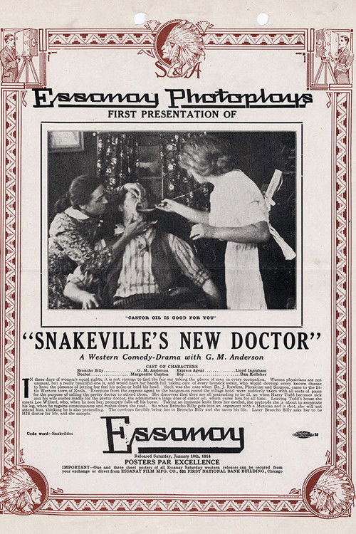 Snakeville's New Doctor (1914) poster
