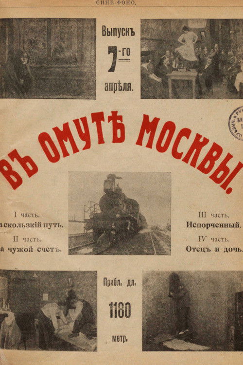 In The Whirlpool Of Moscow (1914) poster