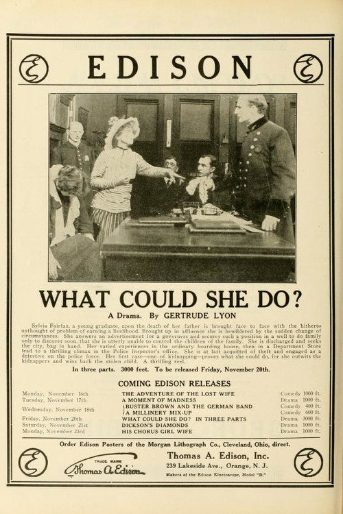 What Could She Do? (1914) poster