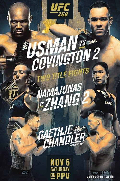 UFC 268: Usman vs. Covington 2 (2021) poster