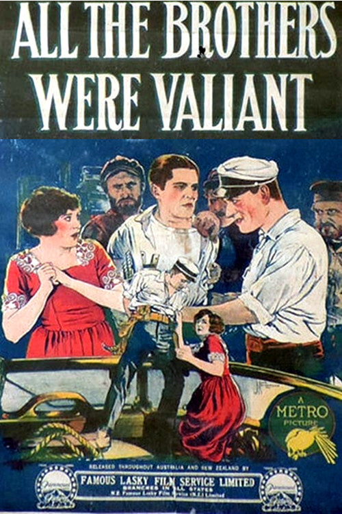 All the Brothers Were Valiant (1923) poster
