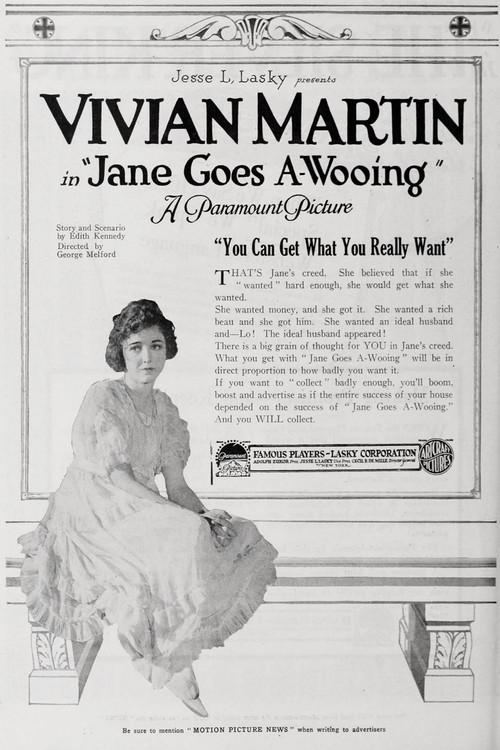 Jane Goes A-Wooing (1919) poster