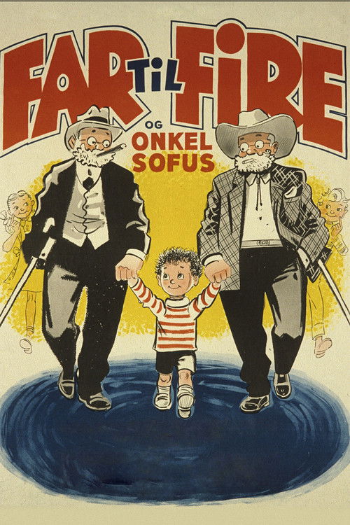 Far til fire og Onkel Sofus (1957) poster