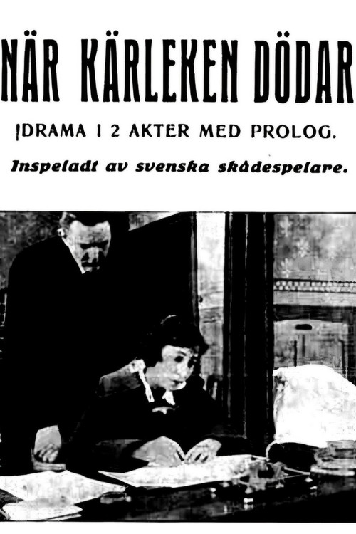 När kärleken dödar (1913) poster