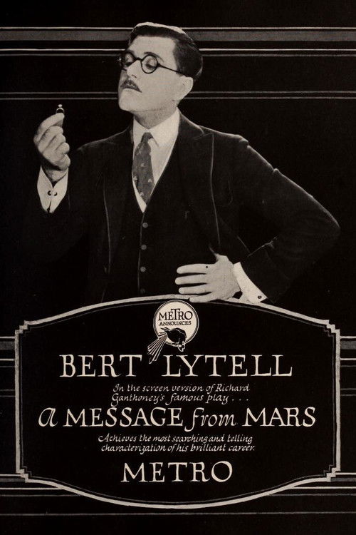 A Message from Mars (1921) poster