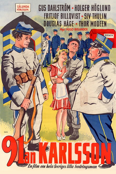 91:an Karlsson (1946) poster
