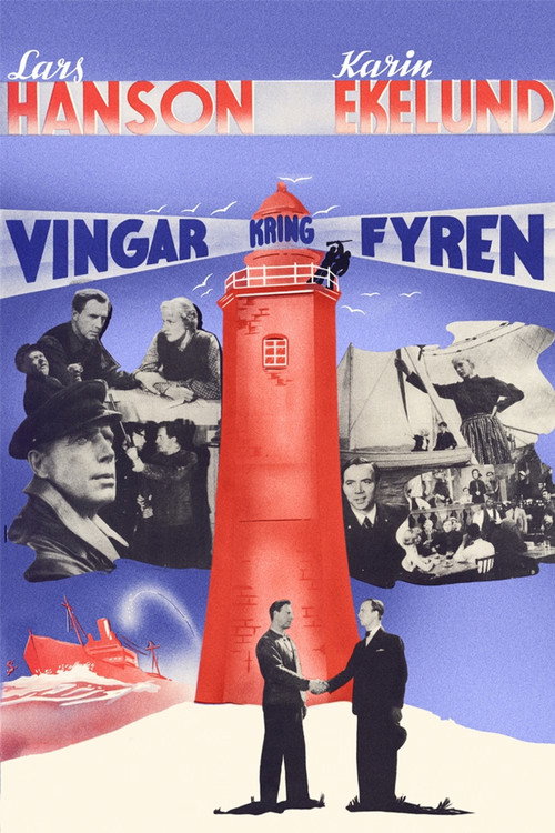 Vingar kring fyren (1938) poster