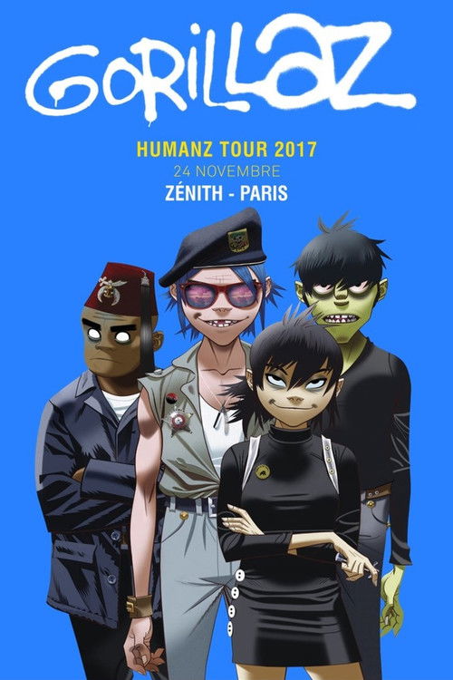 Gorillaz at Zénith 2017 (2017) poster