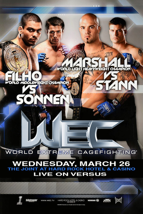 WEC 33: Marshall vs. Stann (2008) poster