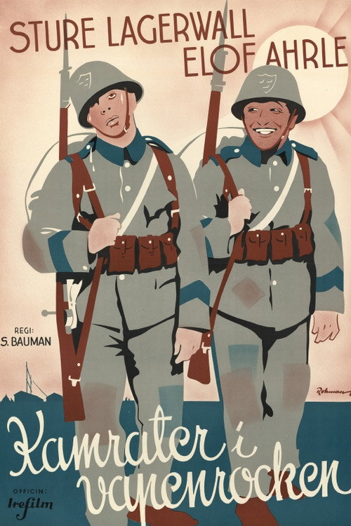 Kamrater i vapenrocken (1938) poster