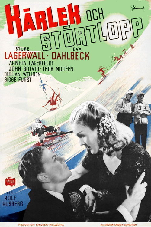 Kärlek och störtlopp (1946) poster