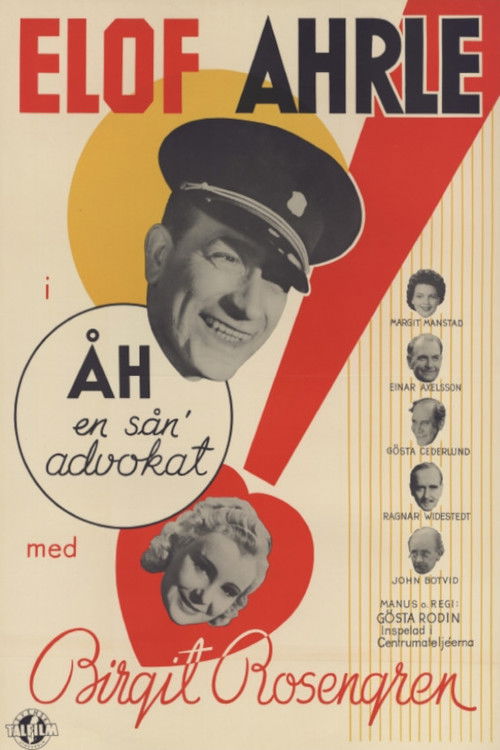 Åh, en sån' advokat (1940) poster