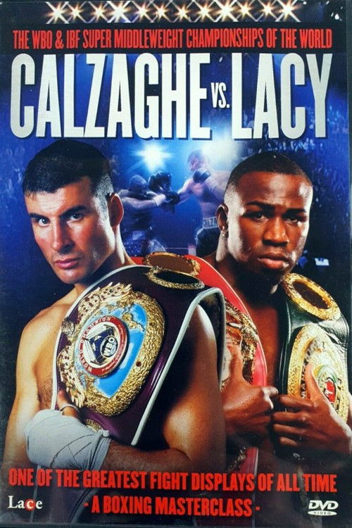 Calzaghe vs. Lacy (2006) poster