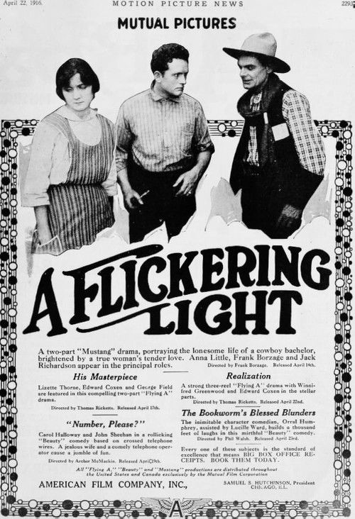A Flickering Light (1916) poster
