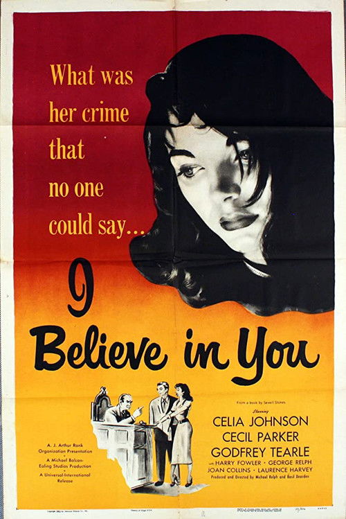 I Believe in You (1952) poster