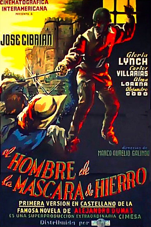 El hombre de la máscara de hierro (1943) poster
