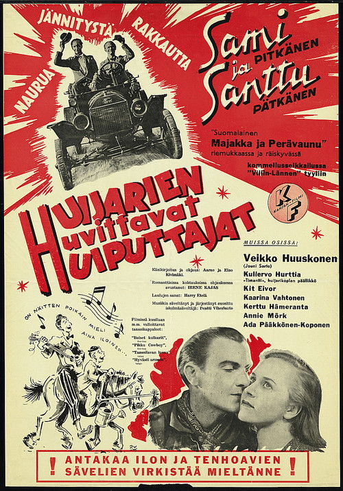 Huijarien huvittavat huiputtajat (1945) poster