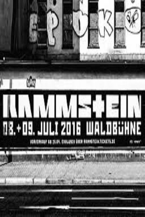 Rammstein: Berlin Waldbühne (2016) poster
