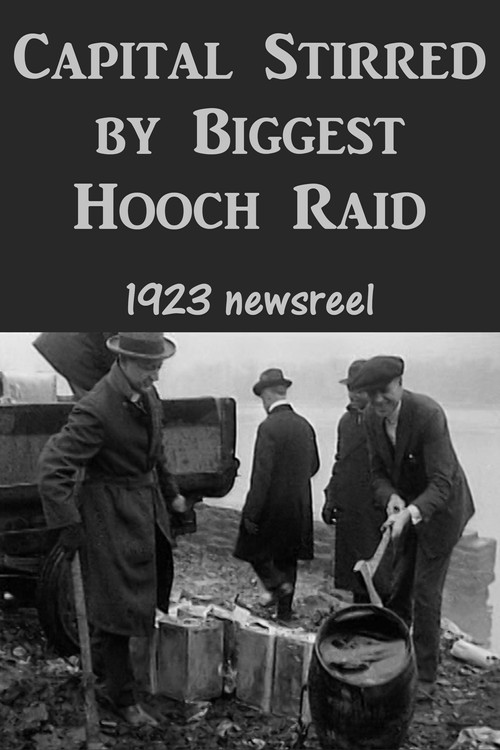 Capital Stirred by Biggest Hooch Raid (1923) poster