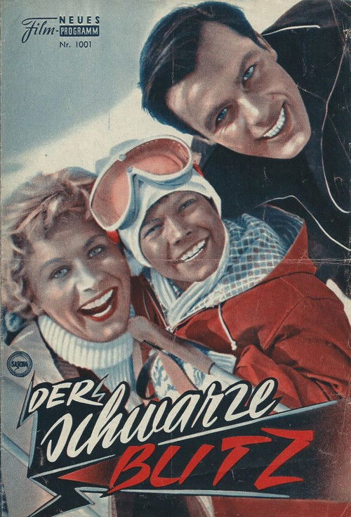 Der schwarze Blitz (1958) poster