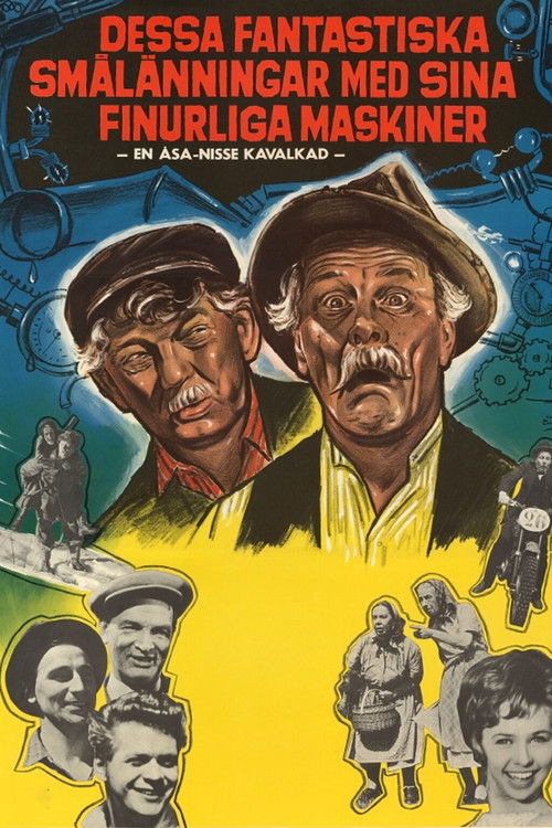 Dessa fantastiska smålänningar med sina finurliga maskiner (1966) poster