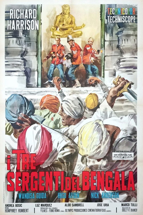 I tre sergenti del Bengala (1964) poster