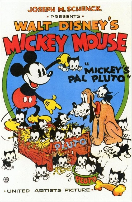 Mickey's Pal Pluto (1933) poster