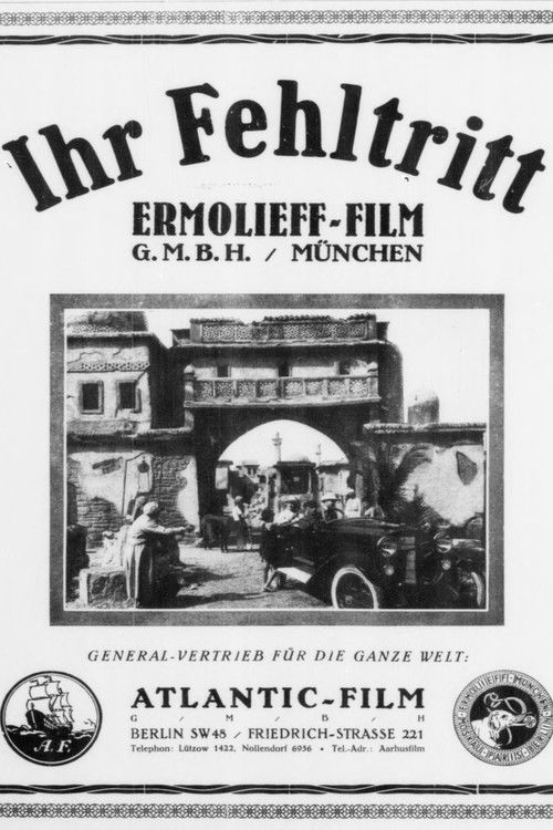 Ihr Fehltritt (1923) poster