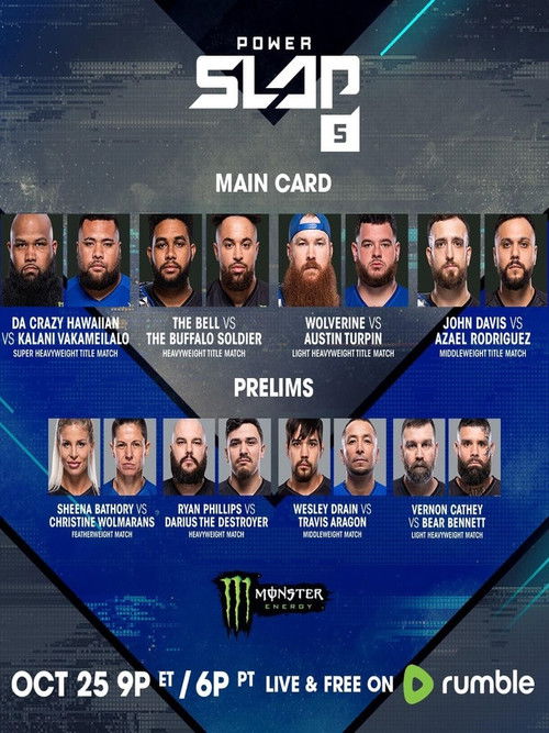 Power Slap 5: Da Crazy Hawaiian vs. Vakameilalo (2023) poster