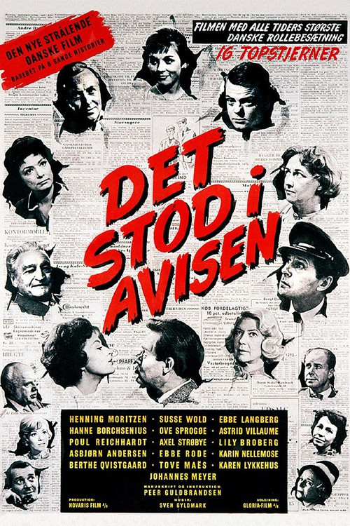 Det stod i avisen (1962) poster