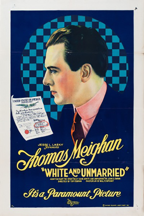 White and Unmarried (1921) poster