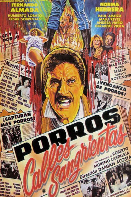 Porros: Calles sangrientas (1990) poster
