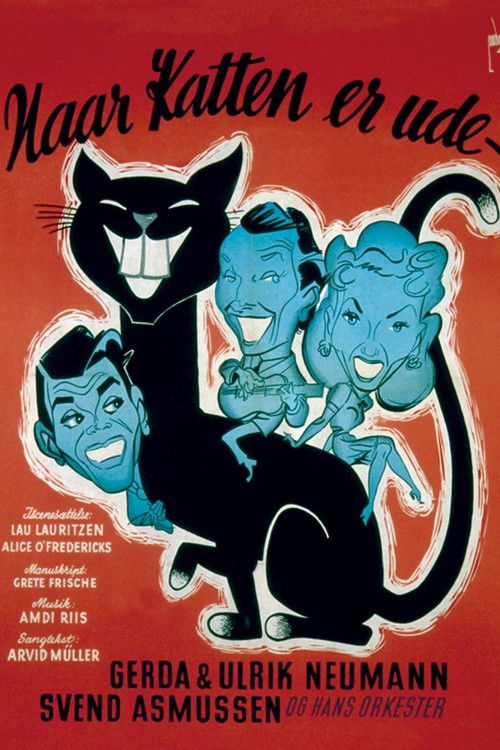 Naar katten er ude (1947) poster