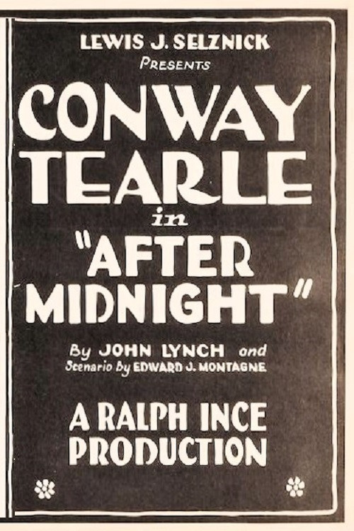 After Midnight (1921) poster