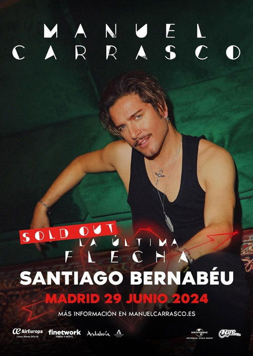 Manuel Carrasco - La Última Flecha. Directo Estadio Santiago Bernabéu, Madrid (2024) poster