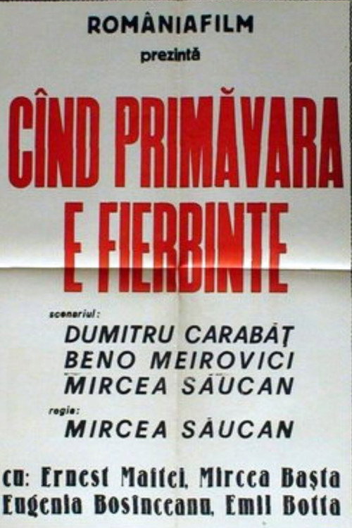 Când primăvara e fierbinte (1961) poster